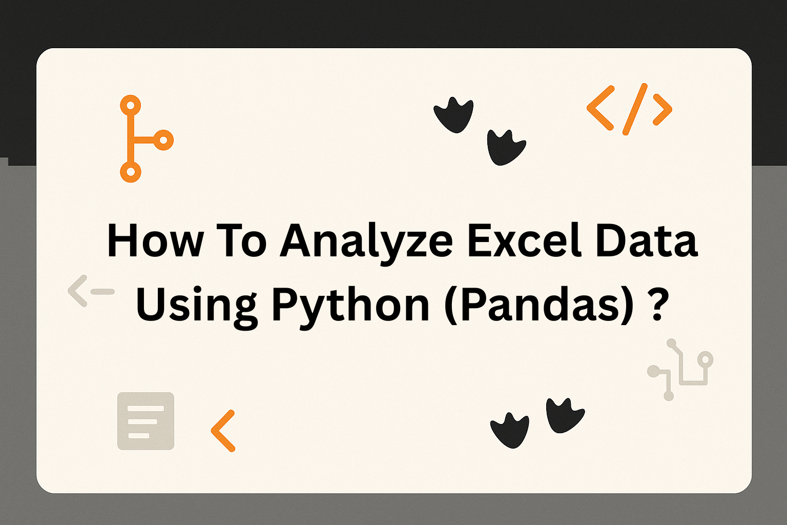 analyze excel data using python pandas